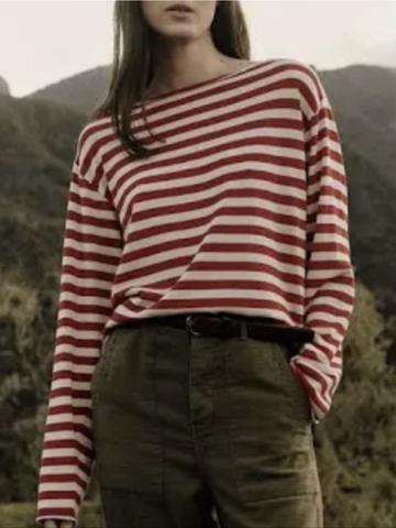 sailor stripe sweater top