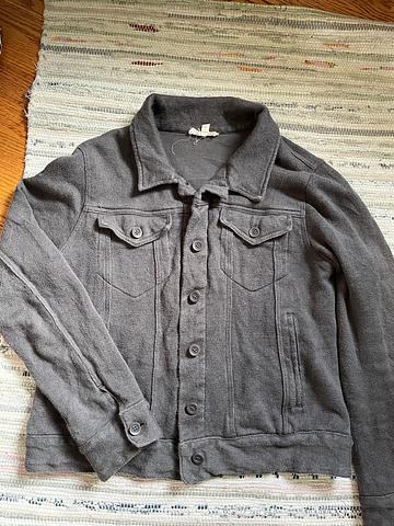 Cotton sweater jacket