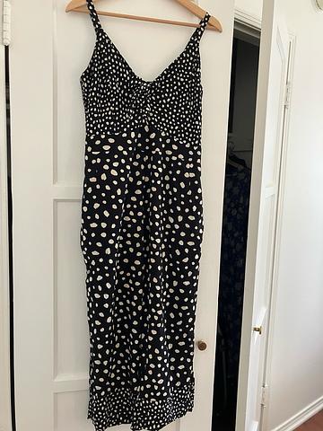 Black and white jumpsuit