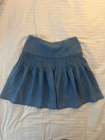 Pleated mini skirt