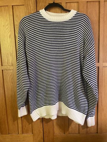 Cotton Striped Sweater