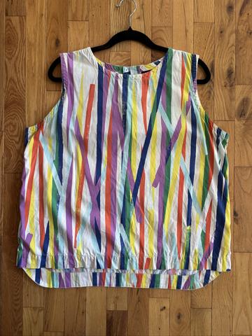 Side snap rainbow shell tank (fits M-L)