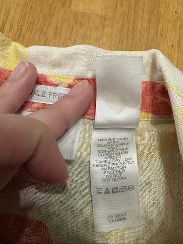 Linen button down