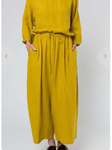 Linen Pea Jumpsuit