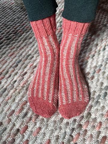 Hand knit socks