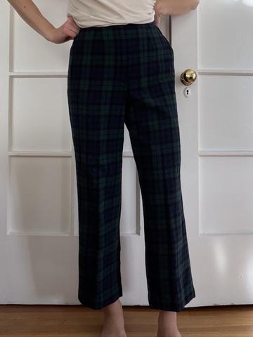 Black Tartan Pants