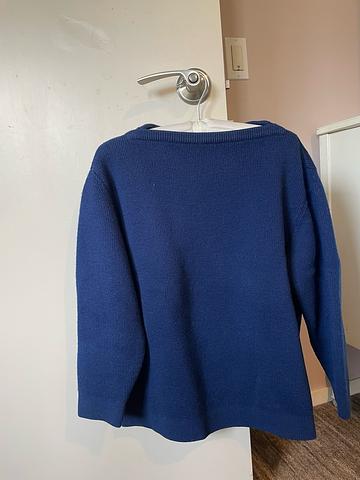 Boat Neck Wool Sweater