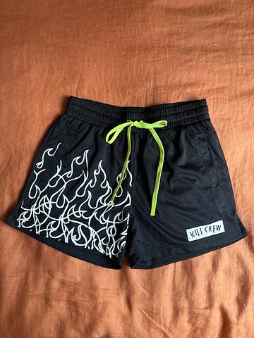 muay thai flame shorts