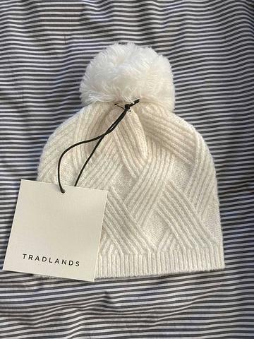 Orchard Beanie pompom hat in birch