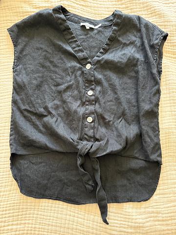 Calvin Klein linen blend blouse