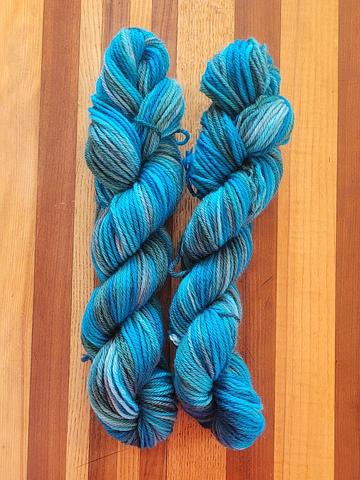 Hand dyed yarn