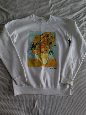 Van Gogh Sunflower Crewneck Sweatshirt