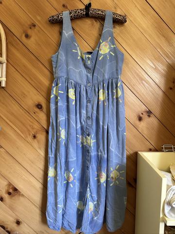 90s batik sundress
