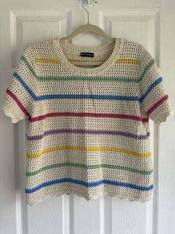 Cotton Crochet Sweater