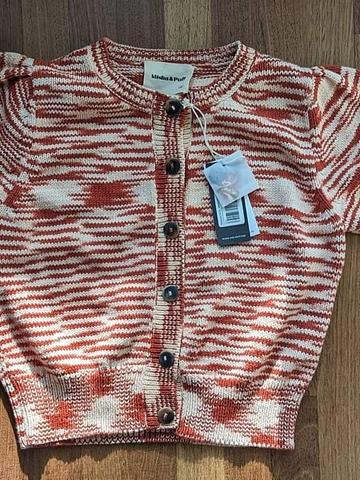 Misha and Puff space dye short sleeve cardigan