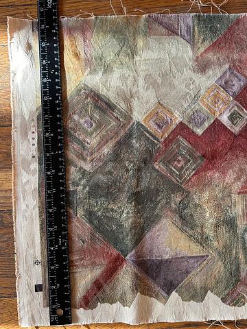 Abstract art print upholstery fabric