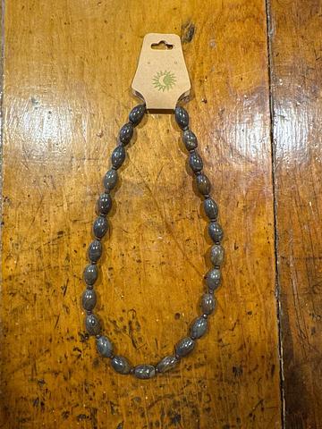 Beaded stone necklace