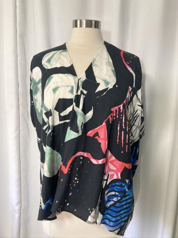 Abstract Draped Top