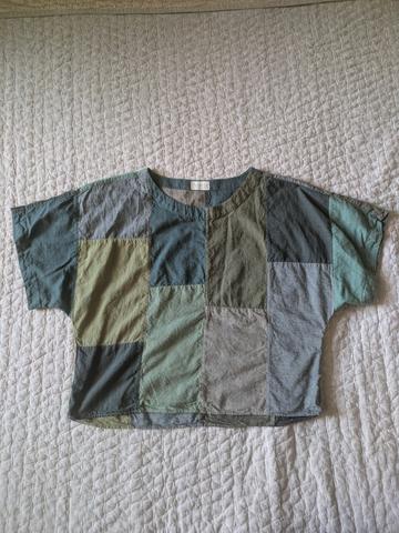 Linen Scrap Top