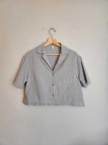 Cropped Button-Up