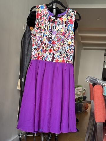 Nayibi Tenangos Fit & Flare dress