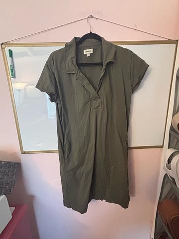 green polo dress