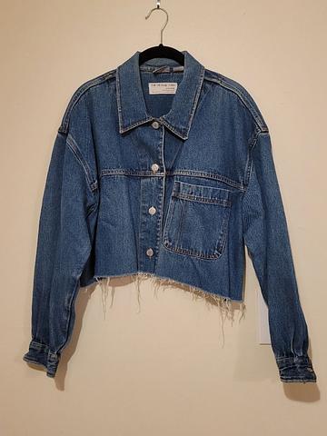 Vintage cropped denim jacket