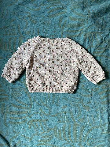 Misha and Puff popcorn sweater