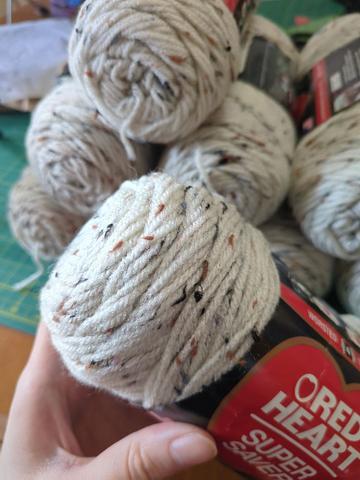 Worsted weight Aran Fleck Yarn