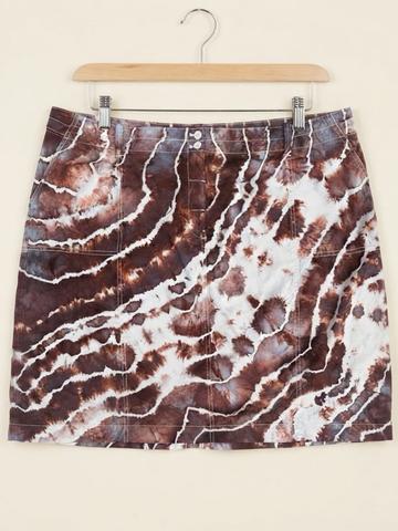 Ice Dyed Pencil Skirt