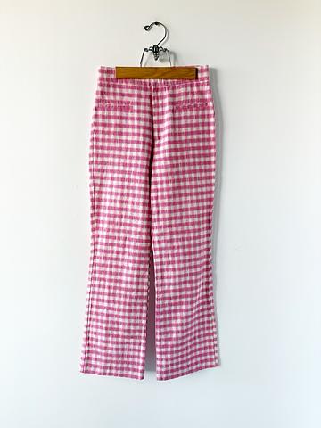 Pink Plaid Pants