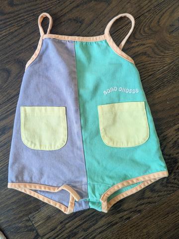 Colorblock Romper