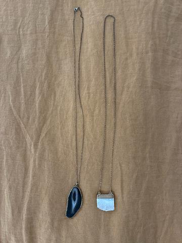 Crystal necklaces