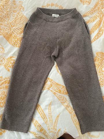 Alpaca knit pants