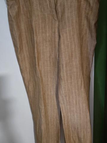 Brown linen pants