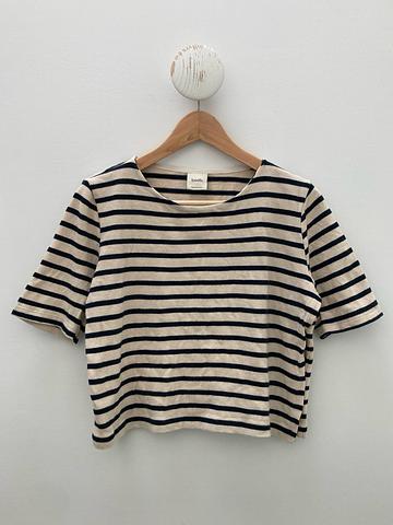 Boob Stripe knit nursing top