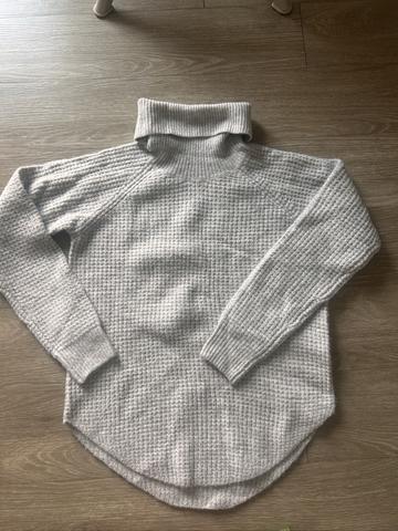 Waffle Turtleneck Sweater