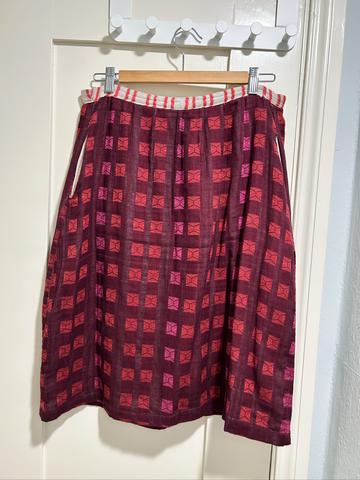 Oxblood Skirt