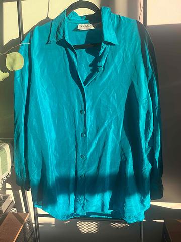 100% silk blouse