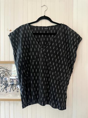Woven Boxy Top