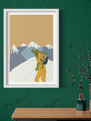Frog Dad 11x17 print