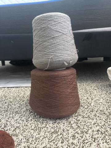 Fine yarn cones