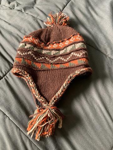 Sherpa fleece lined hat