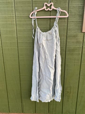 Two Dawson Linen Drawstring Dress