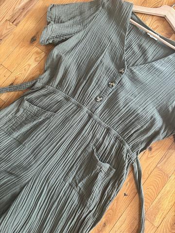 Cotton gauze jumpsuit