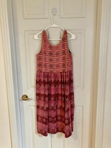Teasdale dress in Damask