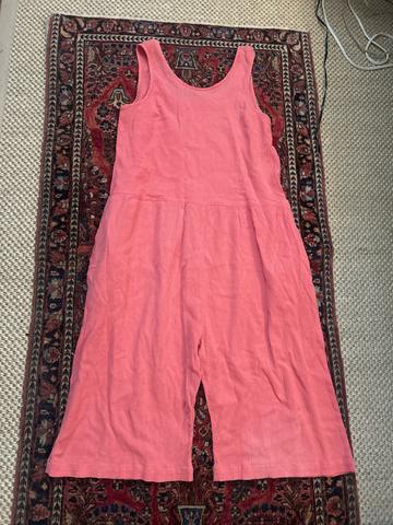 pink gauze romper