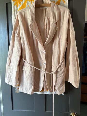 linen blazer