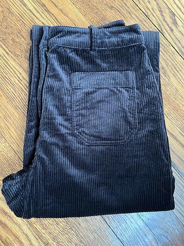 corduroy organic cotton trousers