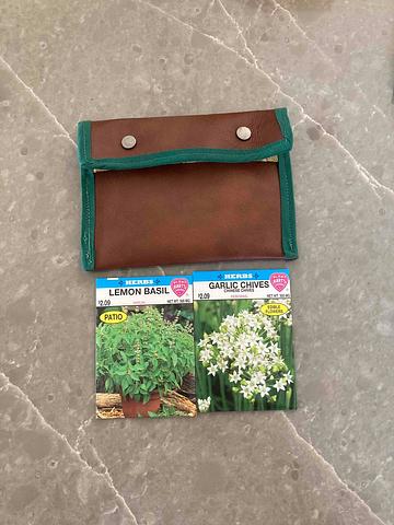 Upcycled Not Tobacco pouch